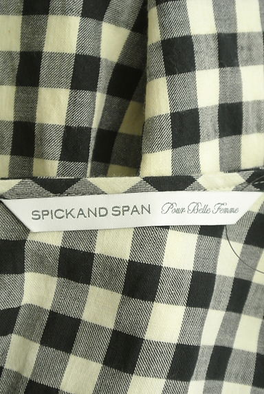 Spick and Span（スピック＆スパン）の古着「ギンガムチェック柄膝丈ワンピース（キャミワンピース）」大画像６へ