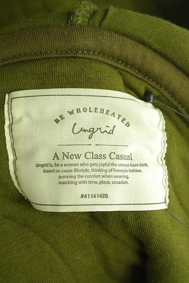 Ungrid（アングリッド）の古着「やわらかキルティングパーカー（スウェット・パーカー）」大画像６へ