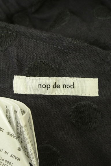 nop de nod（ノップドゥノッド）の古着「ドット刺繍フレアパンツ（パンツ）」大画像６へ