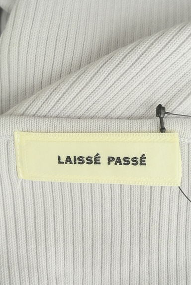 LAISSE PASSE（レッセパッセ）の古着「刺繍キャンディスリーブリブニット（ニット）」大画像６へ