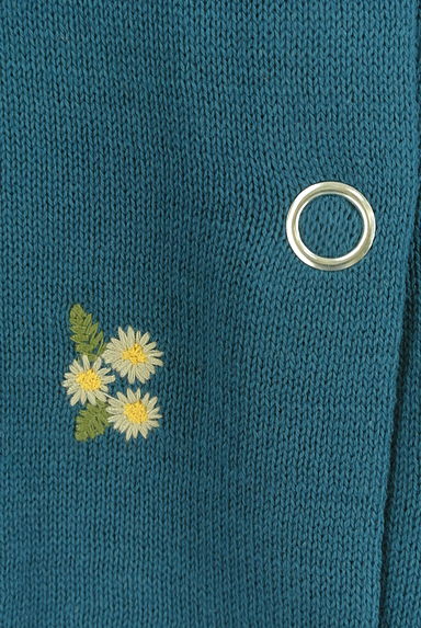 SM2（サマンサモスモス）の古着「花刺繍入りニットカーディガン（カーディガン・ボレロ）」大画像５へ