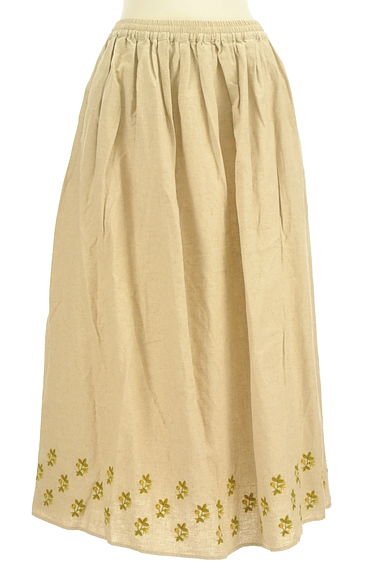 SM2（サマンサモスモス）の古着「麻綿裾刺繍ロングスカート（ロングスカート・マキシスカート）」大画像１へ