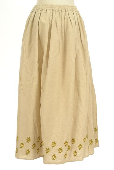 SM2（サマンサモスモス）の古着「麻綿裾刺繍ロングスカート（ロングスカート・マキシスカート）」大画像２へ