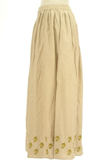 SM2（サマンサモスモス）の古着「麻綿裾刺繍ロングスカート（ロングスカート・マキシスカート）」大画像３へ
