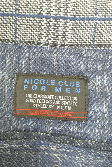 NICOLE（ニコル）の古着「起毛チェック柄スキッパーシャツ（カジュアルシャツ）」大画像６へ