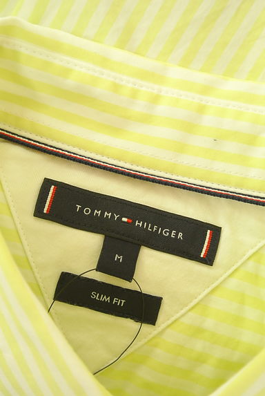 TOMMY HILFIGER（トミーヒルフィガー）の古着「ワンポイントボタンダウンストライプシャツ（カジュアルシャツ）」大画像６へ