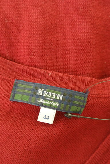 KEITH（キース）の古着「ワンポイント刺繍ニットカーディガン（カーディガン・ボレロ）」大画像６へ