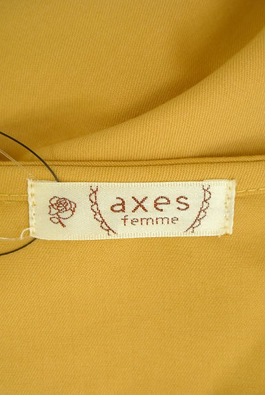 axes femme（アクシーズファム）の古着「ベルト付き刺繍入りカシュクールミモレワンピース（ワンピース・チュニック）」大画像６へ