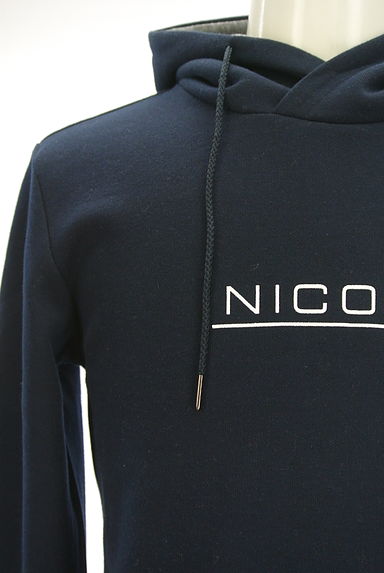 NICOLE（ニコル）の古着「ロゴスウェットパーカー（スウェット・パーカー）」大画像４へ