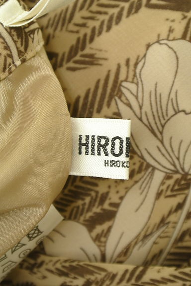 HIROKO BIS（ヒロコビス）の古着「ミモレ丈花柄シフォンスカート（ロングスカート・マキシスカート）」大画像６へ