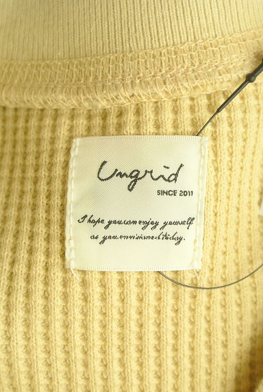 Ungrid（アングリッド）の古着「スリットスリーブワッフルカットソー（ニット）」大画像６へ