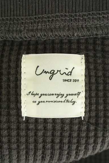 Ungrid（アングリッド）の古着「スリットスリーブワッフルカットソー（ニット）」大画像６へ
