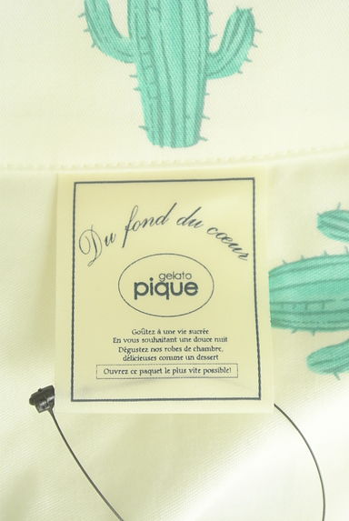 gelato pique（ジェラートピケ）の古着「サボテン柄開襟シャツ（ブラウス）」大画像６へ