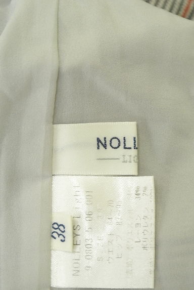 NOLLEY'S（ノーリーズ）の古着「ベルト付きチェック柄膝下タイトスカート（ロングスカート・マキシスカート）」大画像６へ
