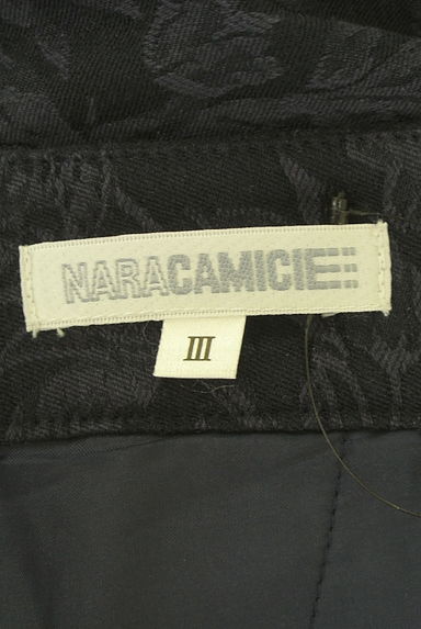 NARA CAMICIE（ナラカミーチェ）の古着「ボタニカル柄ジャガードテーパードパンツ（パンツ）」大画像６へ