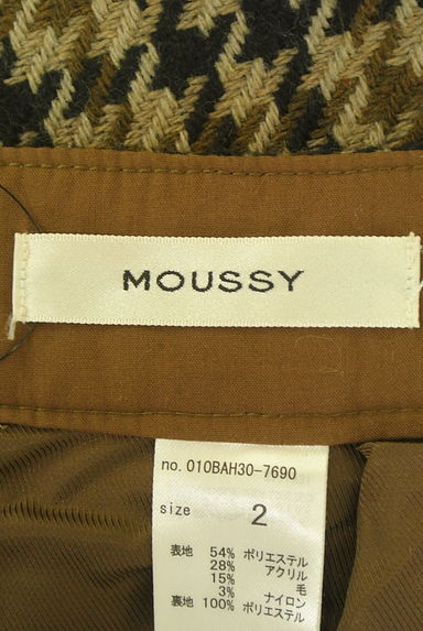 MOUSSY（マウジー）の古着「千鳥格子柄膝上丈スカート（スカート）」大画像６へ