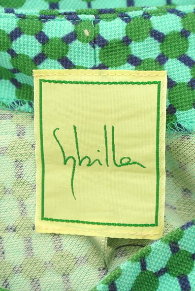 Sybilla（シビラ）の古着「チェック×ドット柄五分袖カットソー（カットソー・プルオーバー）」大画像６へ