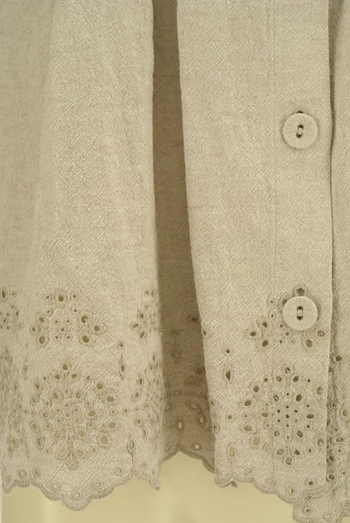 SM2（サマンサモスモス）の古着「カットワーク刺繍スカラップ綿麻ブラウス（ブラウス）」大画像５へ