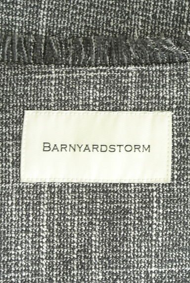 BARNYARDSTORM（バンヤードストーム）の古着「フリンジチェックノースリジャケット（ジャケット）」大画像６へ
