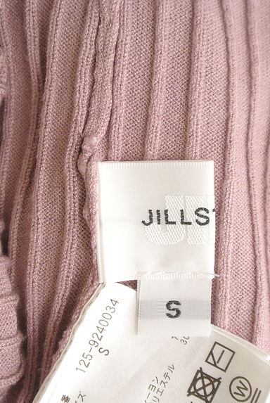 JILL by JILLSTUART（ジルバイジルスチュアート）の古着「ベルト付きリブニット＋花柄ロングスカート（セットアップ（ジャケット＋スカート））」大画像６へ