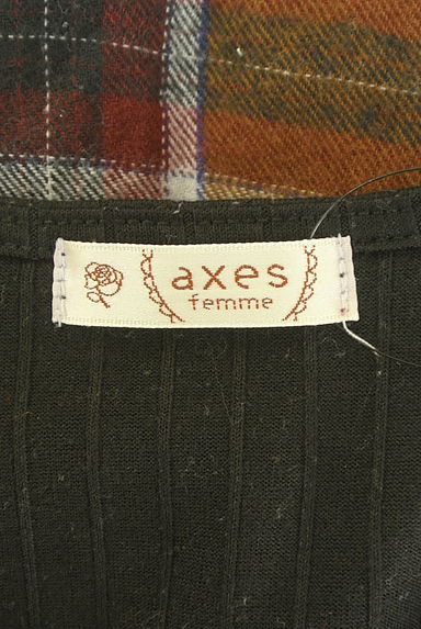 axes femme（アクシーズファム）の古着「ベルト付きレイヤード風膝下ワンピース（ワンピース・チュニック）」大画像６へ
