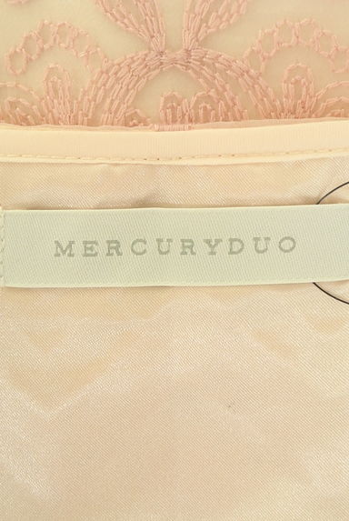 MERCURYDUO（マーキュリーデュオ）の古着「刺繍オーガンジーミニワンピース（ワンピース・チュニック）」大画像６へ