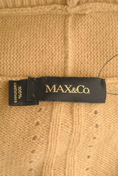 MAX&Co.（マックス＆コー）の古着「深Ｖカシミヤニットカーディガン（カーディガン・ボレロ）」大画像６へ