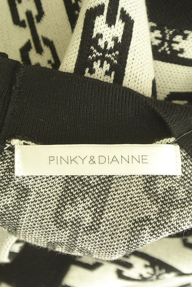 Pinky＆Dianne（ピンキー＆ダイアン）の古着「チェーン柄切替ニットワンピース（ワンピース・チュニック）」大画像６へ