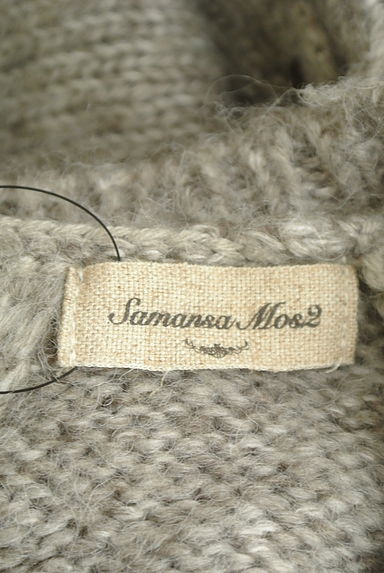 SM2（サマンサモスモス）の古着「カットワークレースニットトップス（セーター）」大画像６へ