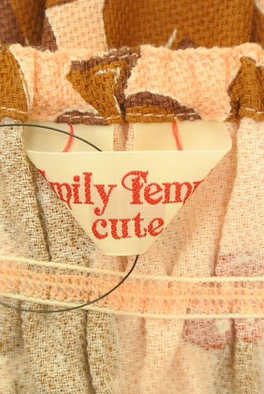 EmilyTemple cute（エミリーテンプルキュート）の古着「チョコプリントキャミワンピース（キャミワンピース）」大画像６へ