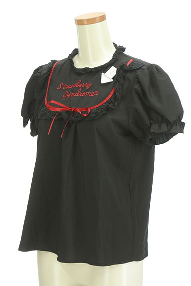 Ank Rouge（アンクルージュ）の古着「ロゴ刺繍入りパフスリカットソー（カットソー・プルオーバー）」大画像４へ