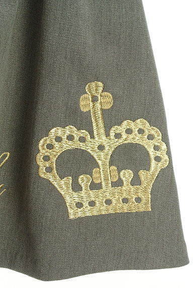 Ank Rouge（アンクルージュ）の古着「王冠刺繍入りミニフレアスカート（ミニスカート）」大画像５へ