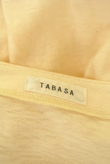 TABASA（タバサ）の古着「フロント花刺繍７分袖カットソー（カットソー・プルオーバー）」大画像６へ