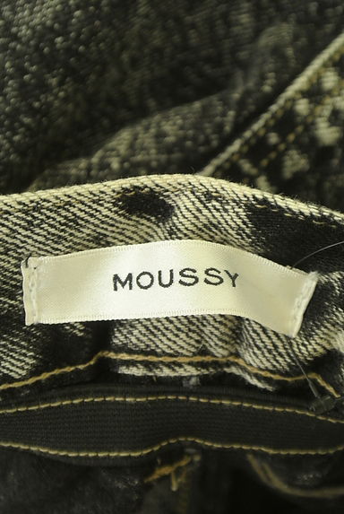MOUSSY（マウジー）の古着「ハイウエストケミカルウォッシュデニム（デニムパンツ）」大画像６へ