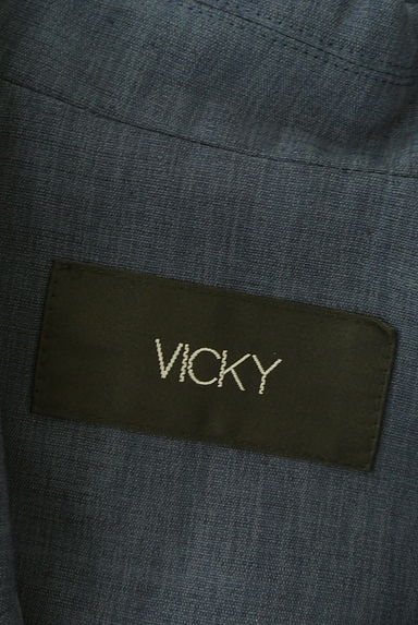 VICKY（ビッキー）の古着「テーラード襟ロングベスト（ベスト・ジレ）」大画像６へ