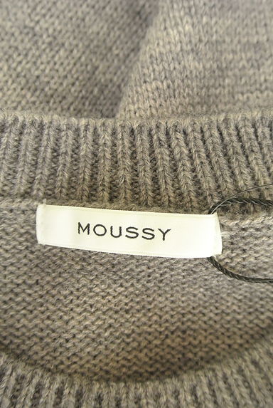 MOUSSY（マウジー）の古着「フロントロゴニット（セーター）」大画像６へ
