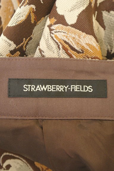 STRAWBERRY-FIELDS（ストロベリーフィールズ）の古着「花柄ジャガードミモレスカート（ロングスカート・マキシスカート）」大画像６へ