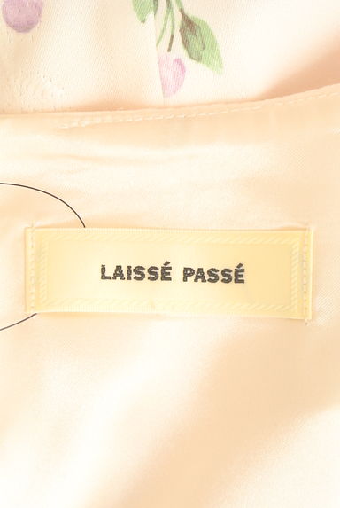 LAISSE PASSE（レッセパッセ）の古着「花柄膝丈フレアワンピース（ワンピース・チュニック）」大画像６へ