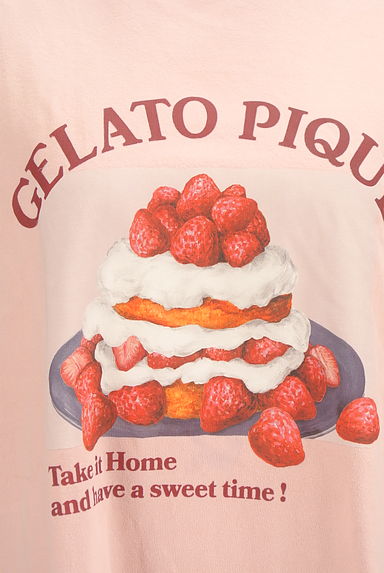 gelato pique（ジェラートピケ）の古着「ケーキプリントTシャツ（Ｔシャツ）」大画像４へ