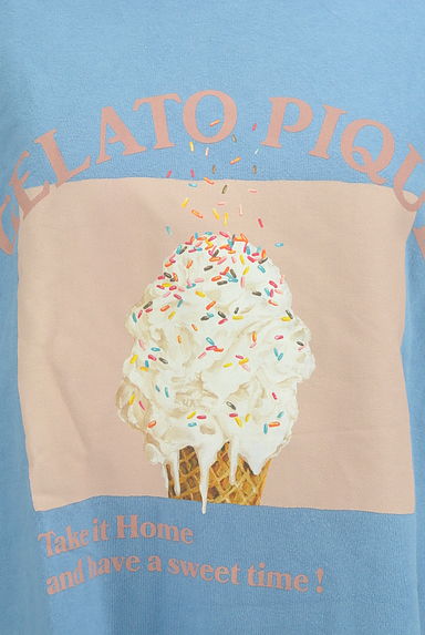 gelato pique（ジェラートピケ）の古着「アイスクリームプリントTシャツ（Ｔシャツ）」大画像４へ