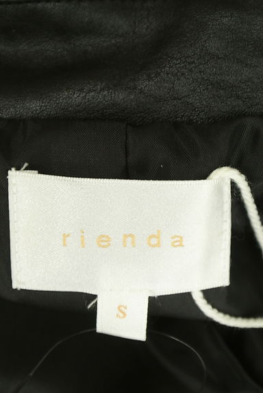 rienda（リエンダ）の古着「ミドル丈エコレザーテーラードジャケット（ジャケット）」大画像６へ