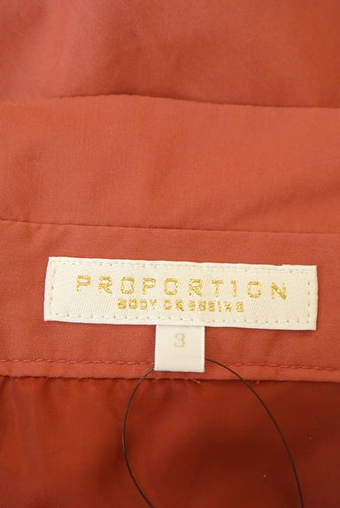 PROPORTION BODY DRESSING（プロポーションボディ ドレッシング）の古着「膝丈ハイウエストフレアスカート（スカート）」大画像６へ