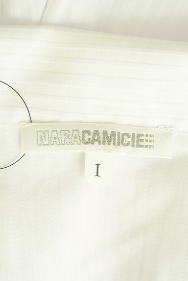 NARA CAMICIE（ナラカミーチェ）の古着「９分袖スキッパーブラウス（ブラウス）」大画像６へ