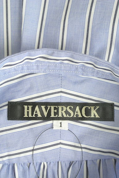 HAVERSACK（ハバーザック）の古着「パフスリーブバンドカラーシャツ（ブラウス）」大画像６へ