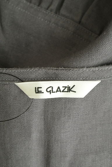 LE GLAZIK（ルグラジック）の古着「ミモレ丈リネンワンピース（ワンピース・チュニック）」大画像６へ