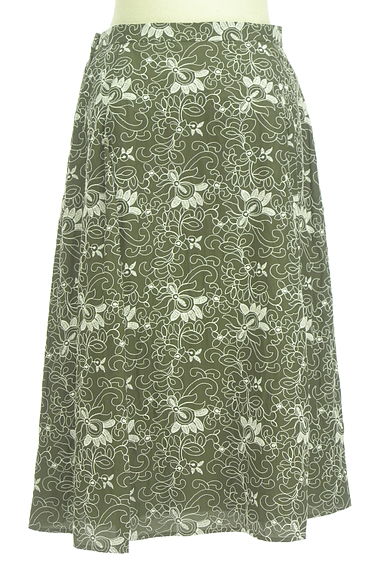 SCAPA（スキャパ）の古着「花刺繍入りミディスカート（スカート）」大画像２へ