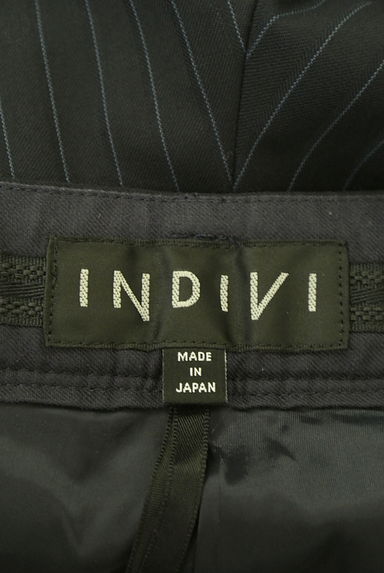 INDIVI（インディヴィ）の古着「ピンストライプ柄スラックスパンツ（パンツ）」大画像６へ