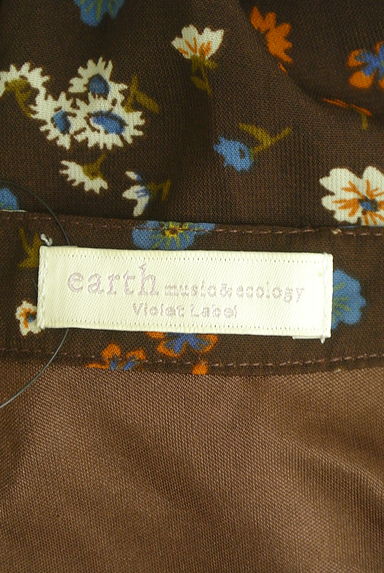 earth music&ecology（アースミュージック＆エコロジー）の古着「リボン付きボリューム袖膝下ワンピース（ワンピース・チュニック）」大画像６へ
