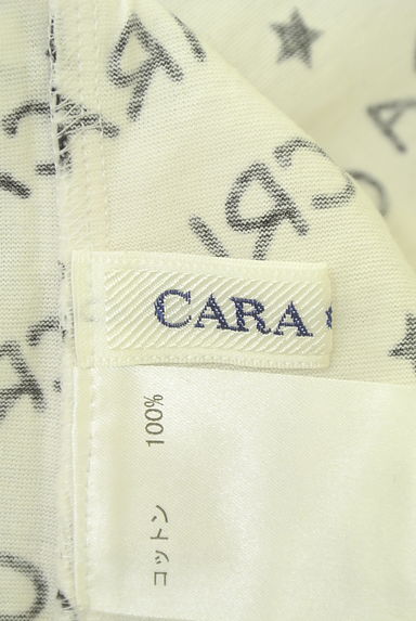 CARA O CRUZ（キャラオクルス）の古着「ブランドロゴ総柄Tシャツ（Ｔシャツ）」大画像６へ