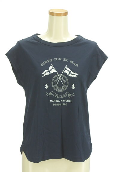 CARA O CRUZ（キャラオクルス）の古着「フレンチスリーブマリンTシャツ（Ｔシャツ）」大画像１へ